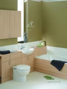 Ideal Standard Create Furniture -  Ideal Standard Create E3343 700mm End Panel Oak E3343ry