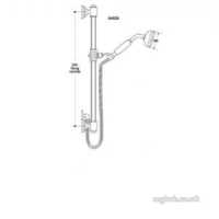 Ideal Standard Showers -  Ideal Standard Trevi E4535 Traditional Slide Bar Kit Cp