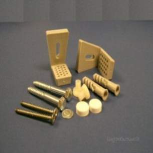 Ideal Standard Brackets and Hangers -  Ideal Standard E7051 Wc/bidet Floor Fixer Caps Wh E705167