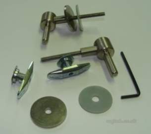 Armitage Grips Levers and Wastes -  Armitage Shanks White Seat Hinge Fitting Mkii Ev28467