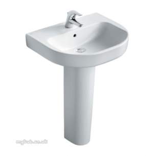 Ideal Standard Playa Sanitaryware -  Ideal Standard Playa J4670 550mm One Tap Hole Basin White J467001