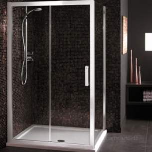 Trevi Shower Enclosures -  Ideal Standard Synergy L6294 Slider Door 1000mm Sil Clr