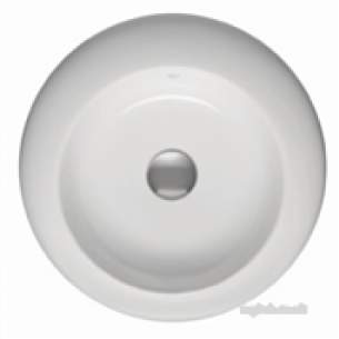 Ideal Standard Vanity Basins -  Ideal Standard Simplyu T0141 Nat 450mm V Basin No Tap Holes Wh T014101