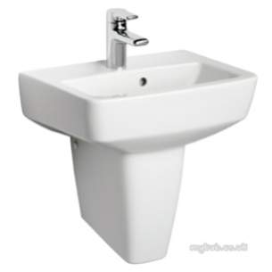 Ideal Standard Art and Design -  Ideal Standard Ventuno T0021 450mm H/r Basin One Tap Hole White T002101