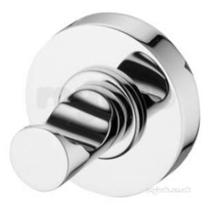 Ideal Standard Bathroom Accessories -  Ideal Iom Single Robe Hook Chrome