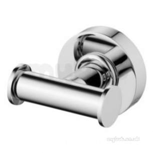 Ideal Standard Bathroom Accessories -  Ideal Iom Double Robe Hook Chrome