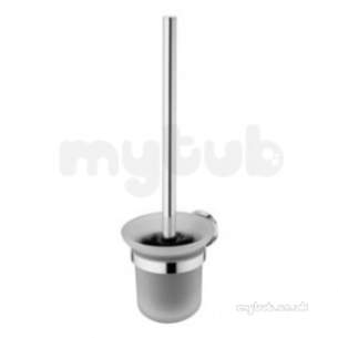 Ideal Standard Bathroom Accessories -  Iom Toilet Brush Set Wall Mounted Glass A9119aa