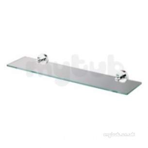 Ideal Standard Bathroom Accessories -  Iom Shelf 60 Cm Transpglass/chrome A9125aa