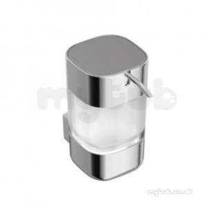 Ideal Standard Bathroom Accessories -  Softmood A9140 Soap Dispenser Plus Holder