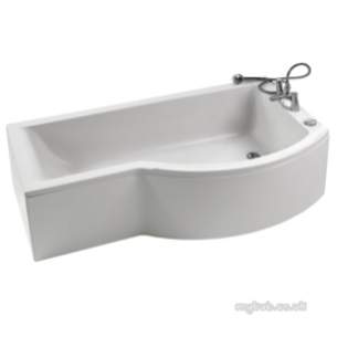 Ideal Standard Concept Acrylics -  Ideal Standard Concept E736601 Bath 1700 X 700 Iws No Tap Holes Wh