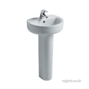 Ideal Standard Concept -  Ideal Standard Sphere E805601 450mm Two Tap Holes H/r Basin White