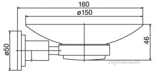 Ideal Standard Jado Accessories -  Ideal Standard Haven L4032 Soap Dish And Holder Cp