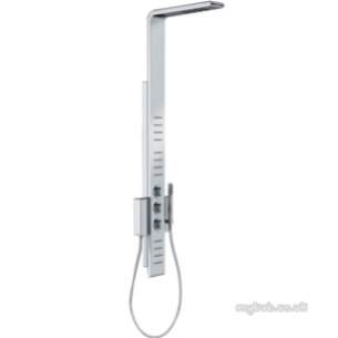 Ideal Standard Art and design Brassware -  Ideal Standard Moments K6190 Shower Panel 5functions Cp K6190aa