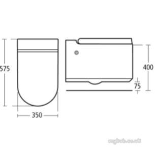 Ideal Standard Art and Design -  Ideal Standard Moments K3113 Wall Hung Ho Pan White