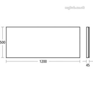 Ideal Standard Art and design Accessories -  Ideal Standard Simplyu N1299 120 X 50cm Mirror N1299mz