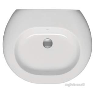 Ideal Standard Vanity Basins -  Ideal Standard Simplyu T0139 Nat 600mm Basin No Tap Holes White