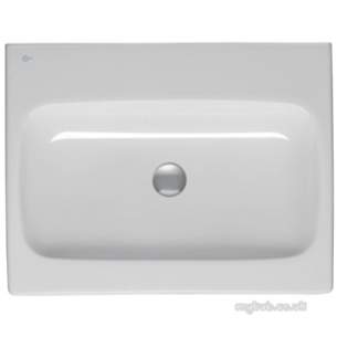Ideal Standard Vanity Basins -  Ideal Standard Simplyu T0162 Dyn 650mm Basin One Tap Hole White T016201