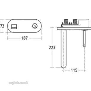 Ideal Standard Art and design Brassware -  Ideal Standard Simplyu A4482 Sl Wmount Basin Mixer Cp A4482aa