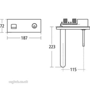 Ideal Standard Art and design Brassware -  Ideal Standard Simplyu A4483 Sl Wmount Basin Mixer Cp A4483aa