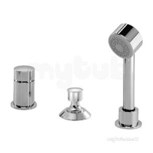 Ideal Standard Sottini Brassware -  Ideal Standard H4024aa Iq Bsm Rim Mtd 3hol Ch No Spt Ch