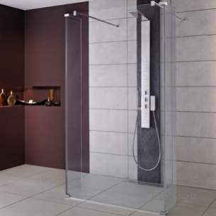 Trevi Shower Enclosures -  Ideal Standard Synergy L6229 Straight Bracket Pack Sil