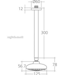 Ideal Standard Showers -  Ideal Standard Moonshadow L7115 F/ohd Vert Lp And Hp 3f Cp L7115aa