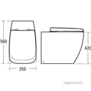 Ideal Standard Art and Design -  Ideal Standard Ventuno T6637 Seat And Cover Wh/btw White T663701
