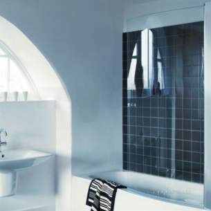 Ideal Standard Sottini Baths and Panels -  Ideal Standard Secrets Bath Scr 880 Silver Shower Bath L9130aa