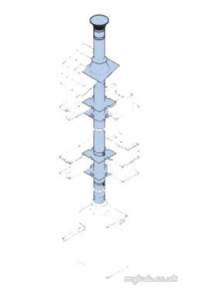 SFL Ils Twinwall Flue System -  Sfl 100mm Selflex To Ils Adp 0901004