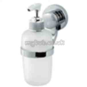 Triton Metlex Bathroom Accessories -  Nene Liquid Soap Dispenser Frosted Glass