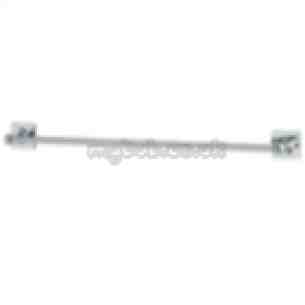 Triton Metlex Bathroom Accessories -  Eden Aed186cp Single 450mm Towel Rail Cp