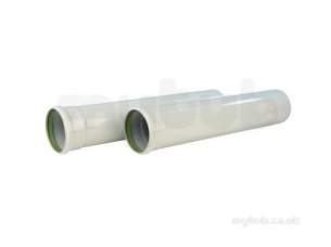 Worcester Oil Boilers -  7716190068 White Oilfit Telescopic Extension Kit 100mm