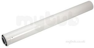 Worcester Domestic Gas Boilers -  7716191172 White Flue Extension 60/100mm 2 M