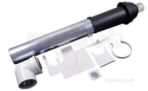 Worcester Oil Boiler Accessories -  Bosch Worcesterester Vertical Flue Kit 7716190103