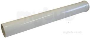 Worcester Domestic Gas Boilers -  7719003666 White Greenstar He Flue Extension 1 M 125mm