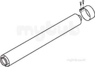 Glow Worm Domestic Gas Boilers -  Glow-worm 2000460483 Na 2000mm Flue Extension