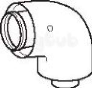 Glow Worm Domestic Gas Boilers -  Glow-worm 2000460484 Na 90 Degree Flue Bend