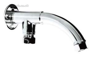 Intatec Commercial Products -  Intacept Bottom Entry Extd Shower Arm
