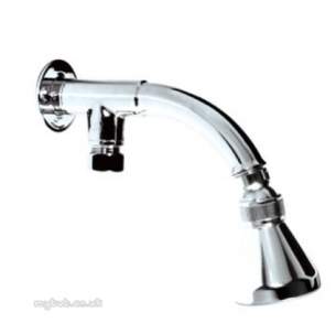 Intatec Commercial Products -  Bttm Entry Shower Arm And Mini Antiscale Head
