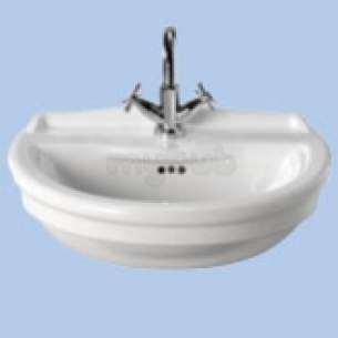 Twyford Integrity Sanitaryware -  Integrity 550 Sr Basin 1 Tap Inc Fxgs Iy4641wh