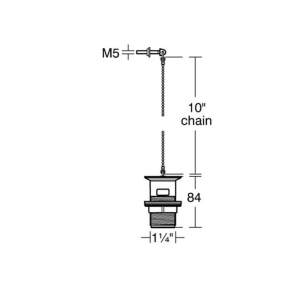 Ideal Standard Brassware -  Ideal Standard Plaza E6760aa Basin Waste Cp