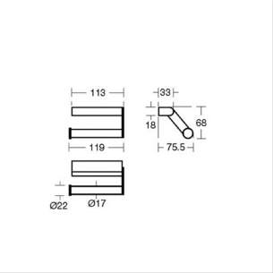 Ideal Standard Bathroom Accessories -  Ideal Standard Concept Toilet Tissue Holder N1381aa