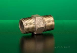 Crane Bronze Fittings -  Crane J44 Bz Hex Nipple 1 1/4 0ec00590e