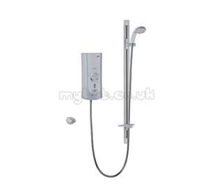 Mira Showers -  Mira Advance Flexible 9.8 Kw White Chrome Plated