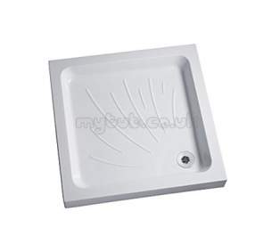 Mira Flight Shower Trays -  Mira Flight 800 X 800mm Tray 3 Ups Wh