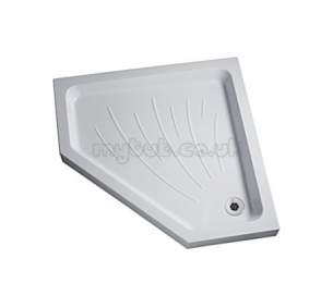 Mira Flight Shower Trays -  Mira Flight 900mm Pent Tray 2 Ups Wh