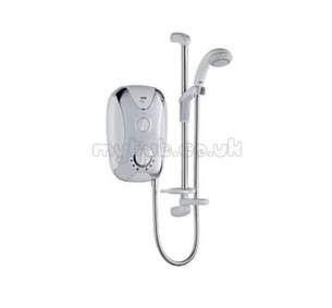 Mira Play And Vie Electric Showers -  Mira Play 9 5kw Shower Satin Inc Chrome Plated Pnl Replaced