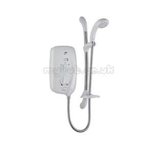 Mira Showers -  Mira Sport Electric Shower 7.5 Kw White Chrome