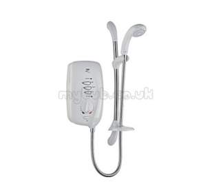 Mira Showers -  Mira Sport Electric Shower 10.8 Kw White Chrome