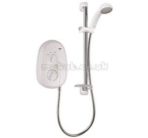 Mira Play And Vie Electric Showers -  Mira Vie Electric Shower 10.8 Kw Satin Chrome Plated